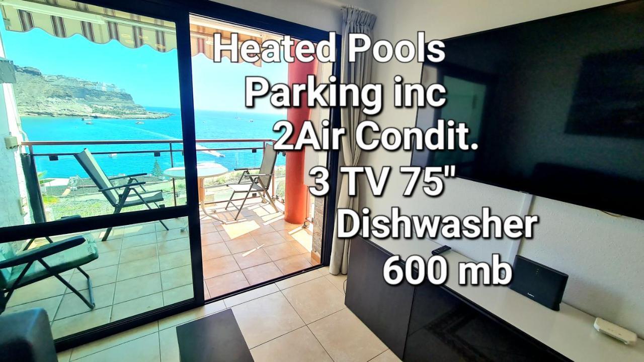 Deluxe 3 Rooms74M2,2Air Condit 2Tv Seaview On Amadores,2 Heatpools, Parking, 600 Mb,Dishwasher,2Lift,,3 Beaches Плая дел Кура Екстериор снимка