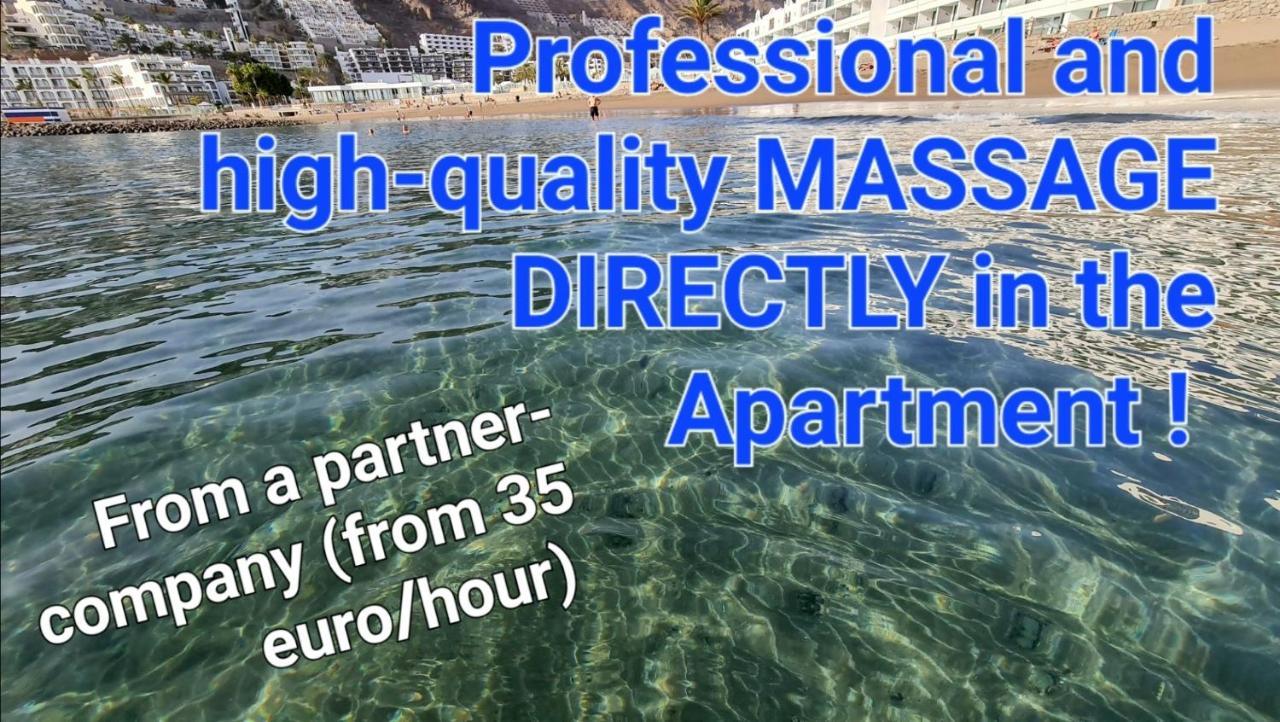 Deluxe 3 Rooms74M2,2Air Condit 2Tv Seaview On Amadores,2 Heatpools, Parking, 600 Mb,Dishwasher,2Lift,,3 Beaches Плая дел Кура Екстериор снимка